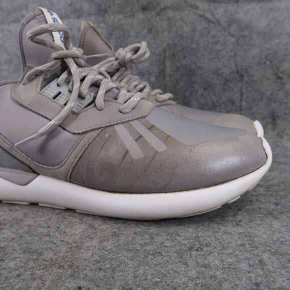 Adidas Shoes Mens 11 Sneaker Athletic Tubular Runner Lifestyle Trainer Onix Grey - Picture 3 of 14